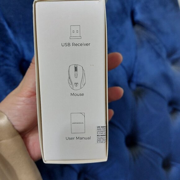 Wireless GAMING Mouse D-09 Black Color Comfort Grip - Picture 3 of 8